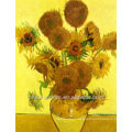 Famous Van Gogh's Sunflower Oil Painting On Canvas